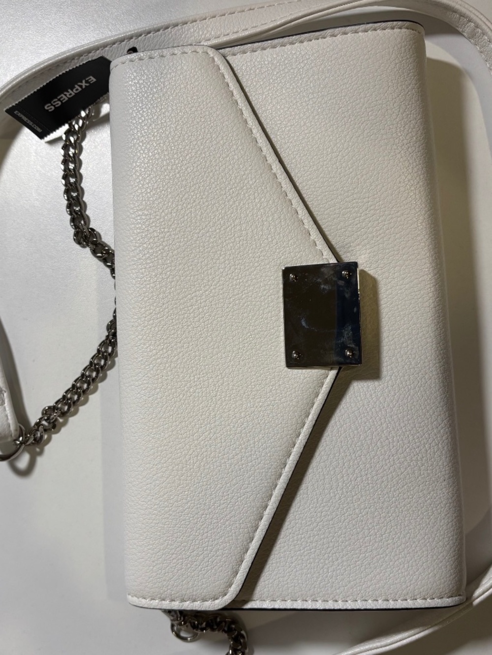 Express white purse NWT